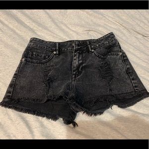 Pacsun Shorts Black Denim Shorts